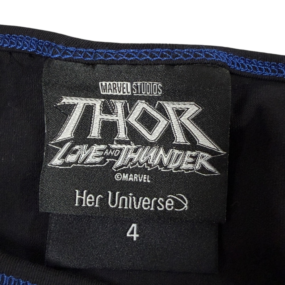 Her Universe Marvel Thor Love and Thunder Graphic Tank Top Black Silver Women 3X - Picture 7 of 10
